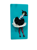 Black Skirt Tissue Box