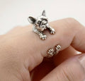 Bague réglable pour chien bouledogue