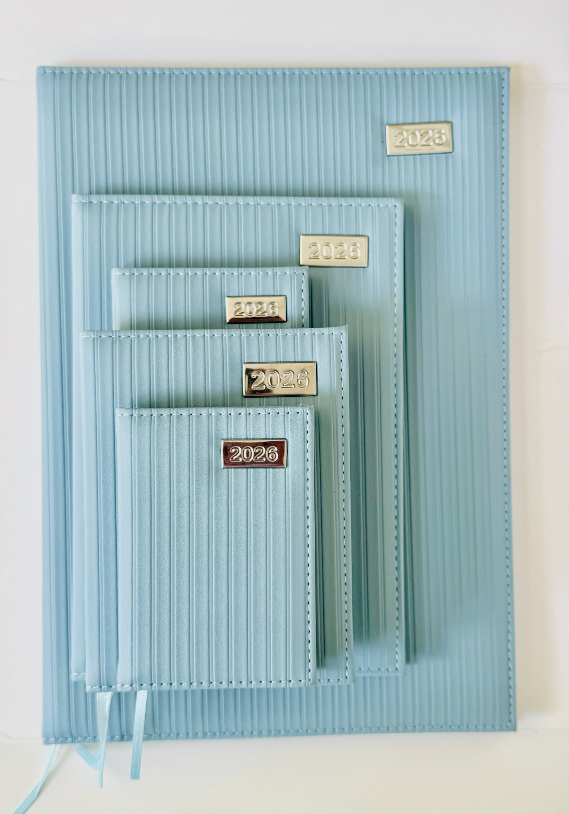 2026 Blue Embossed Diary (Different Sizes)