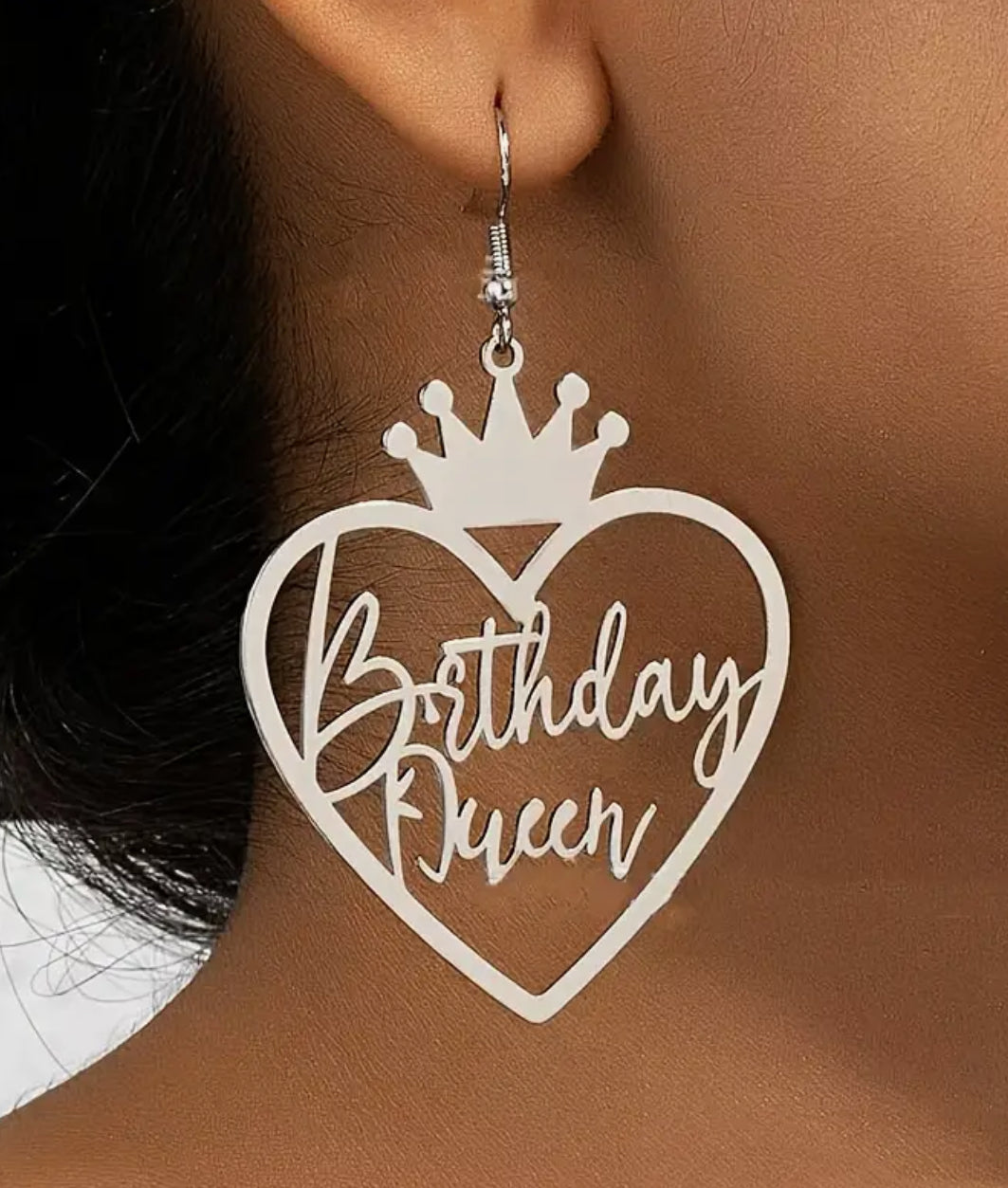Birthday Queen earrings