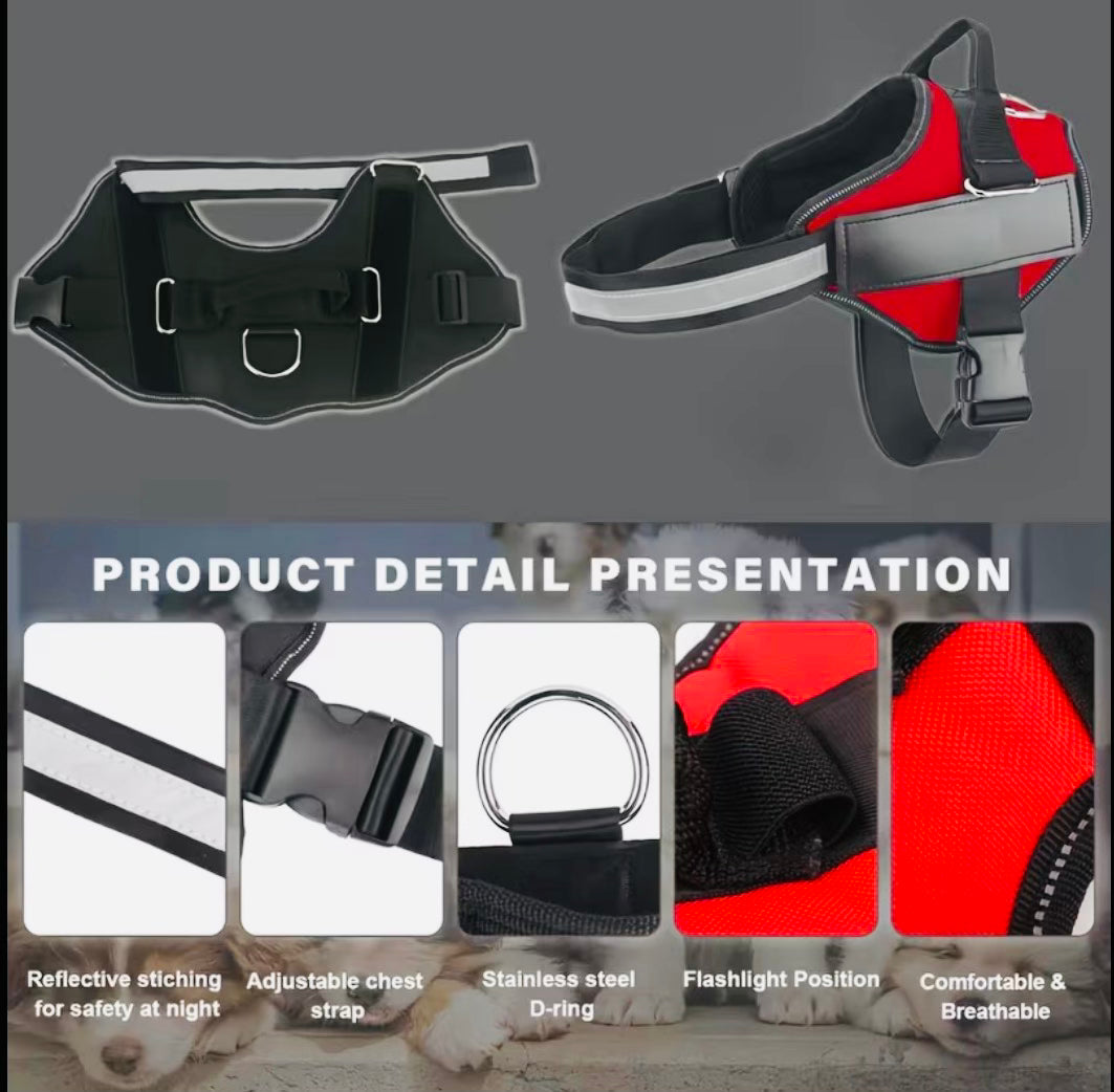 “Security Dog” Dog Harness