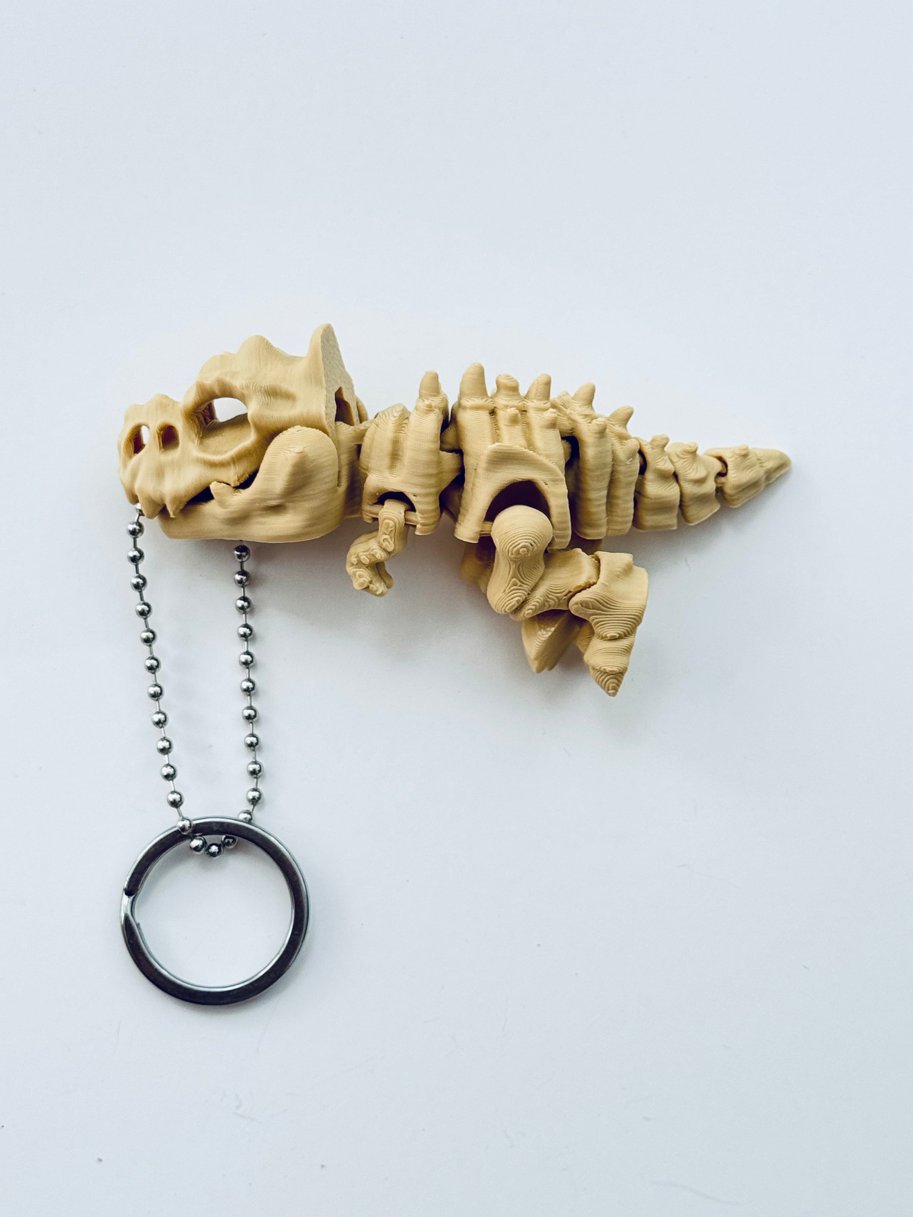 Fidget Toy Dinosaur Keychain Bag Charm