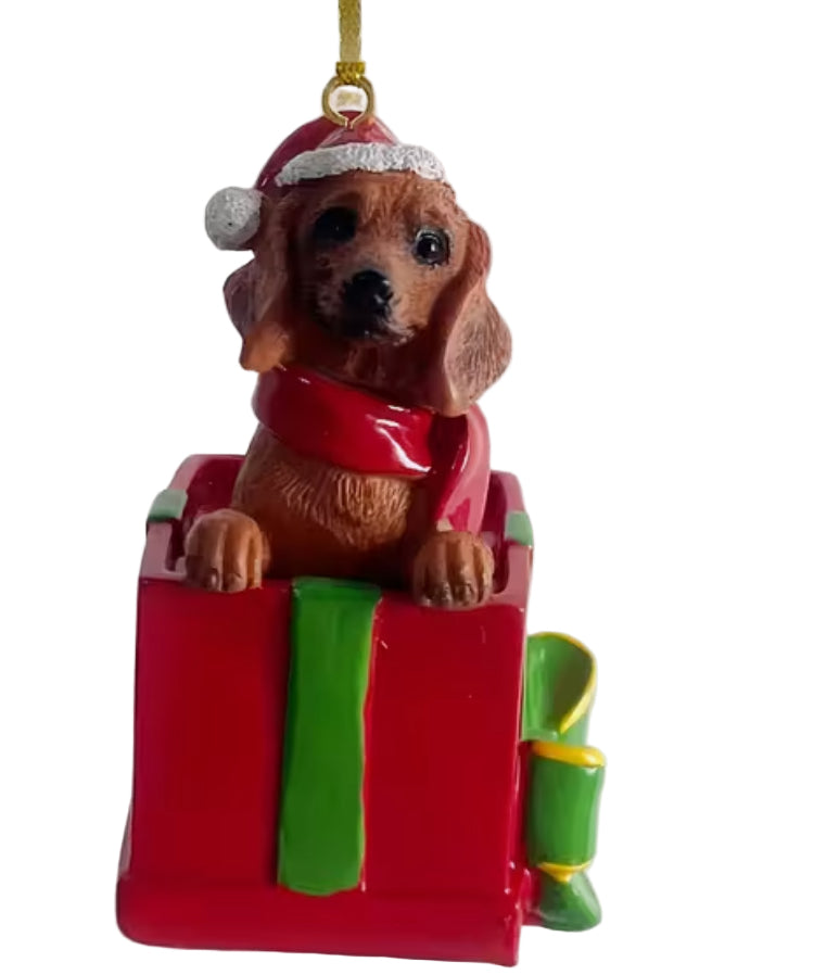 Dachshund Xmas Tree Ornament