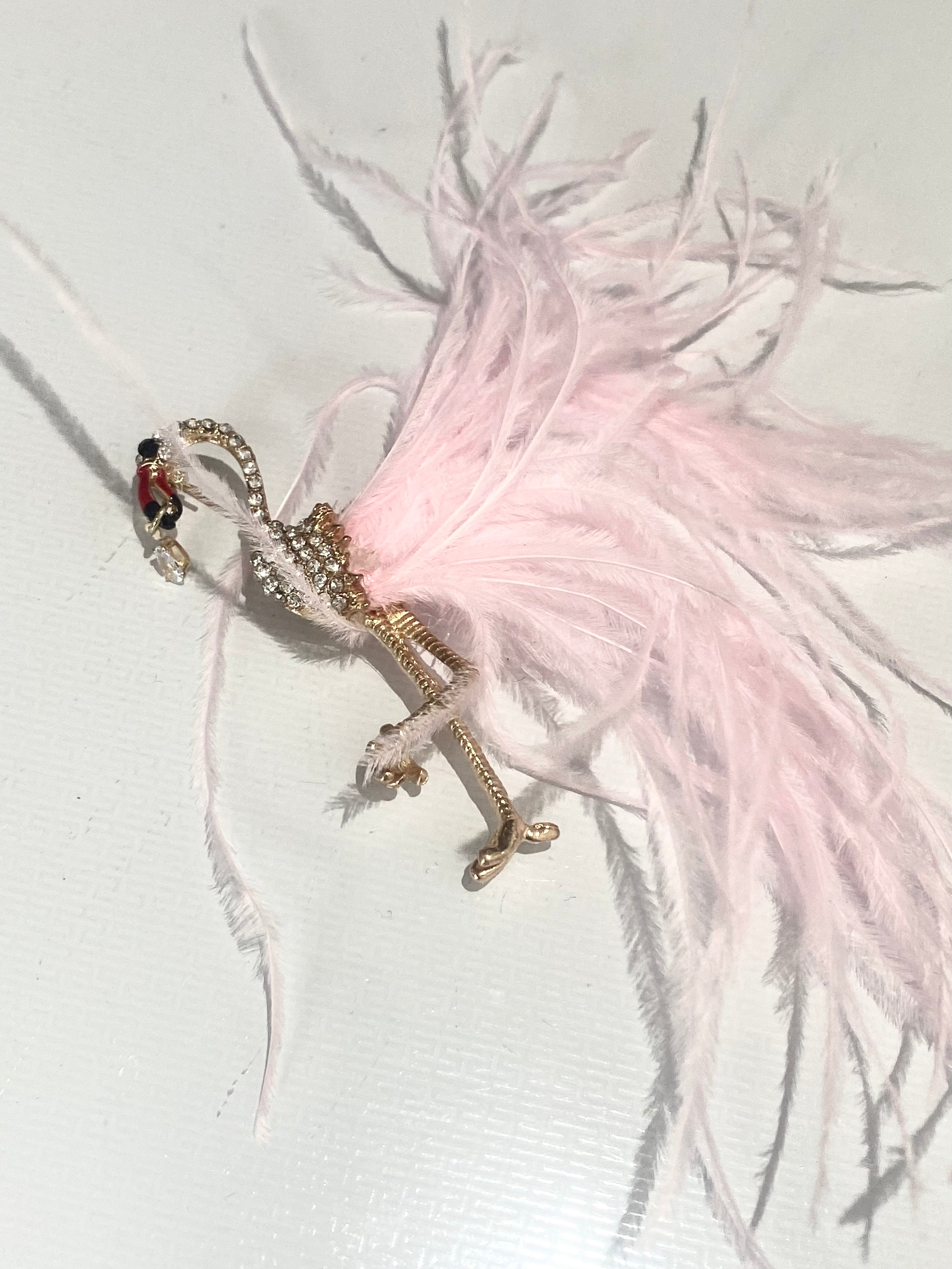 Flamingo Brooch