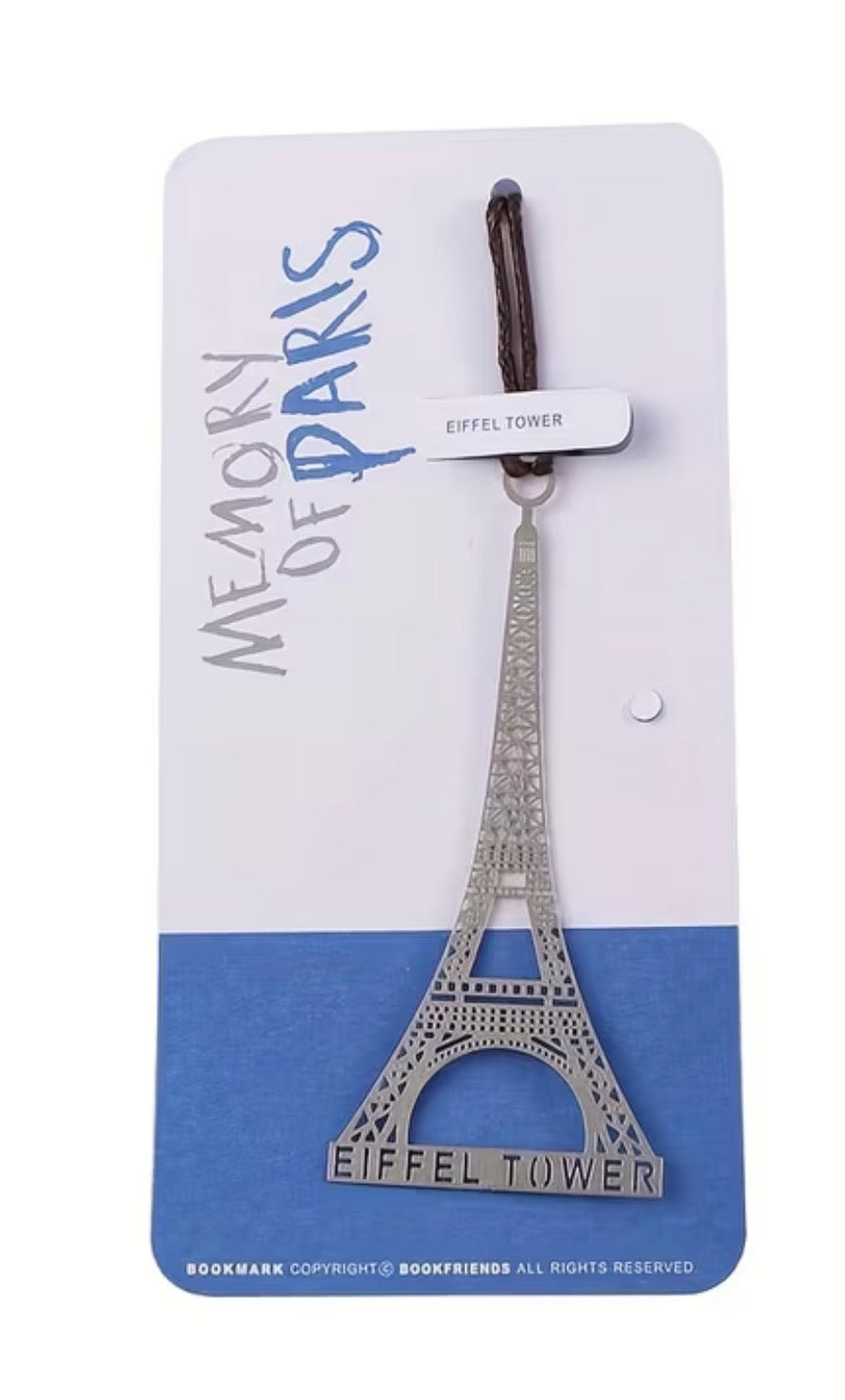 Eiffel Tower Metal Bookmark