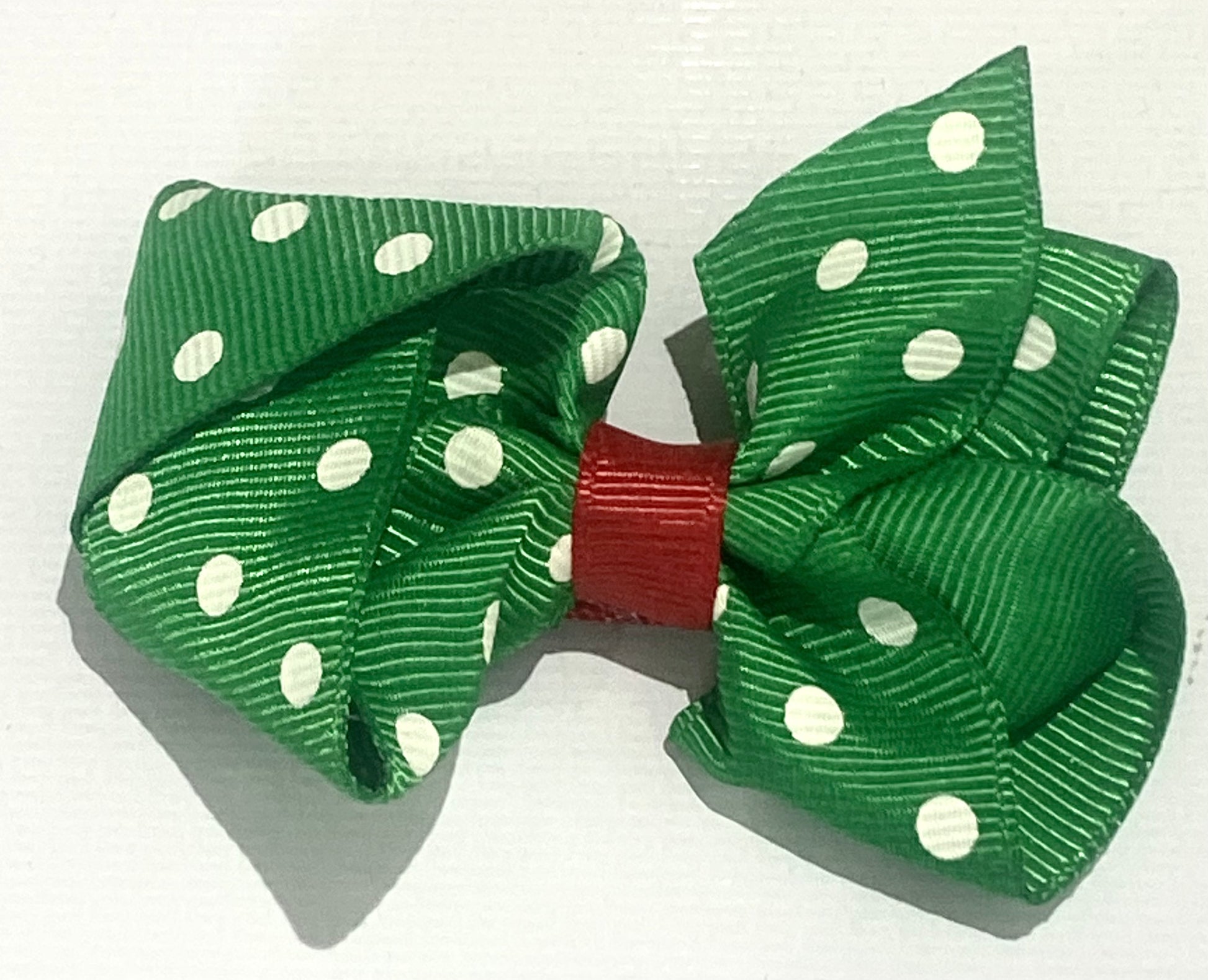 Christmas Polka Dots Hair Clip