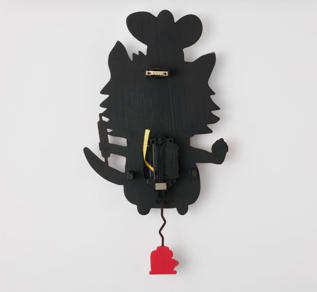 Black Cat Pendulum Clock