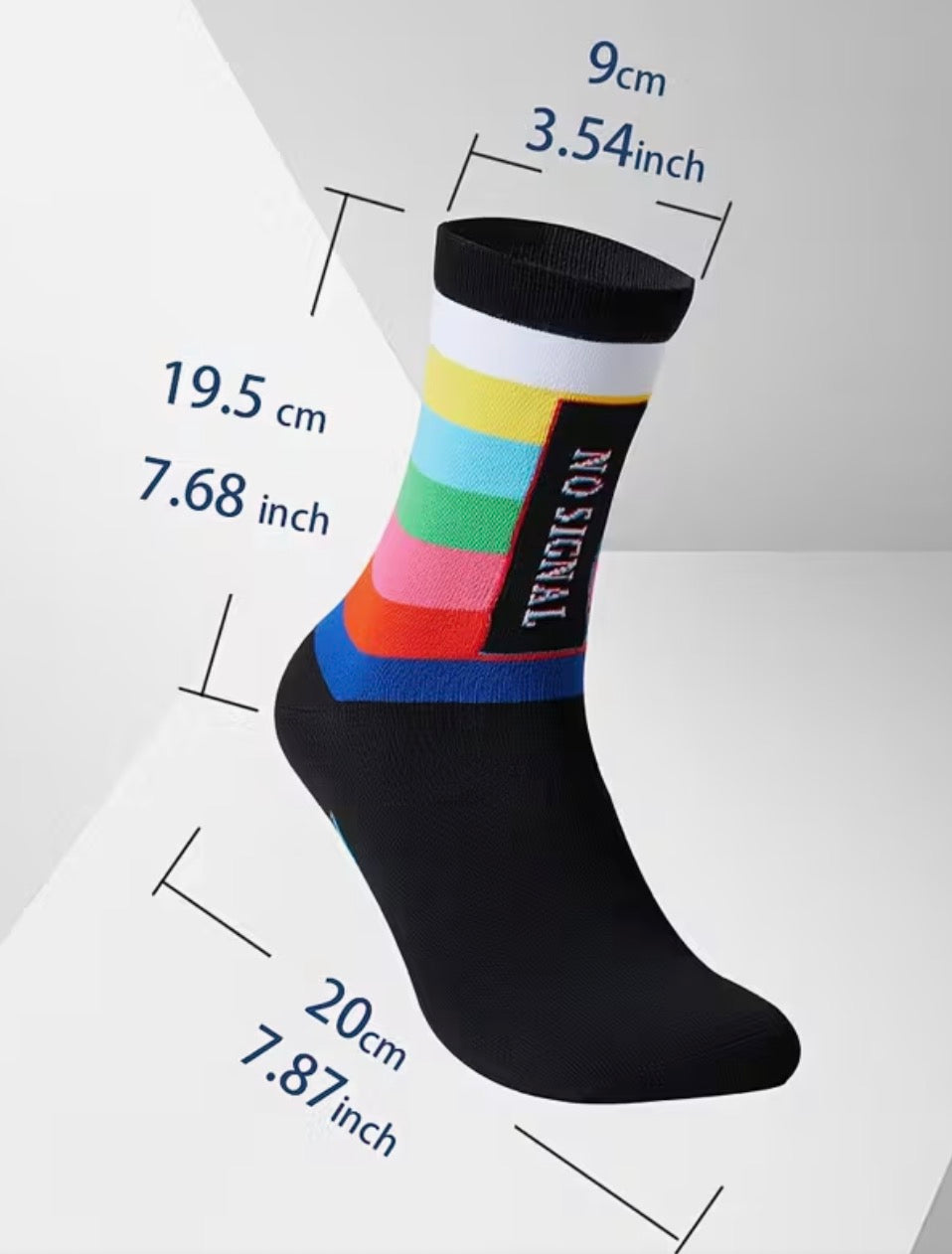 Retro TV No Signal Socks
