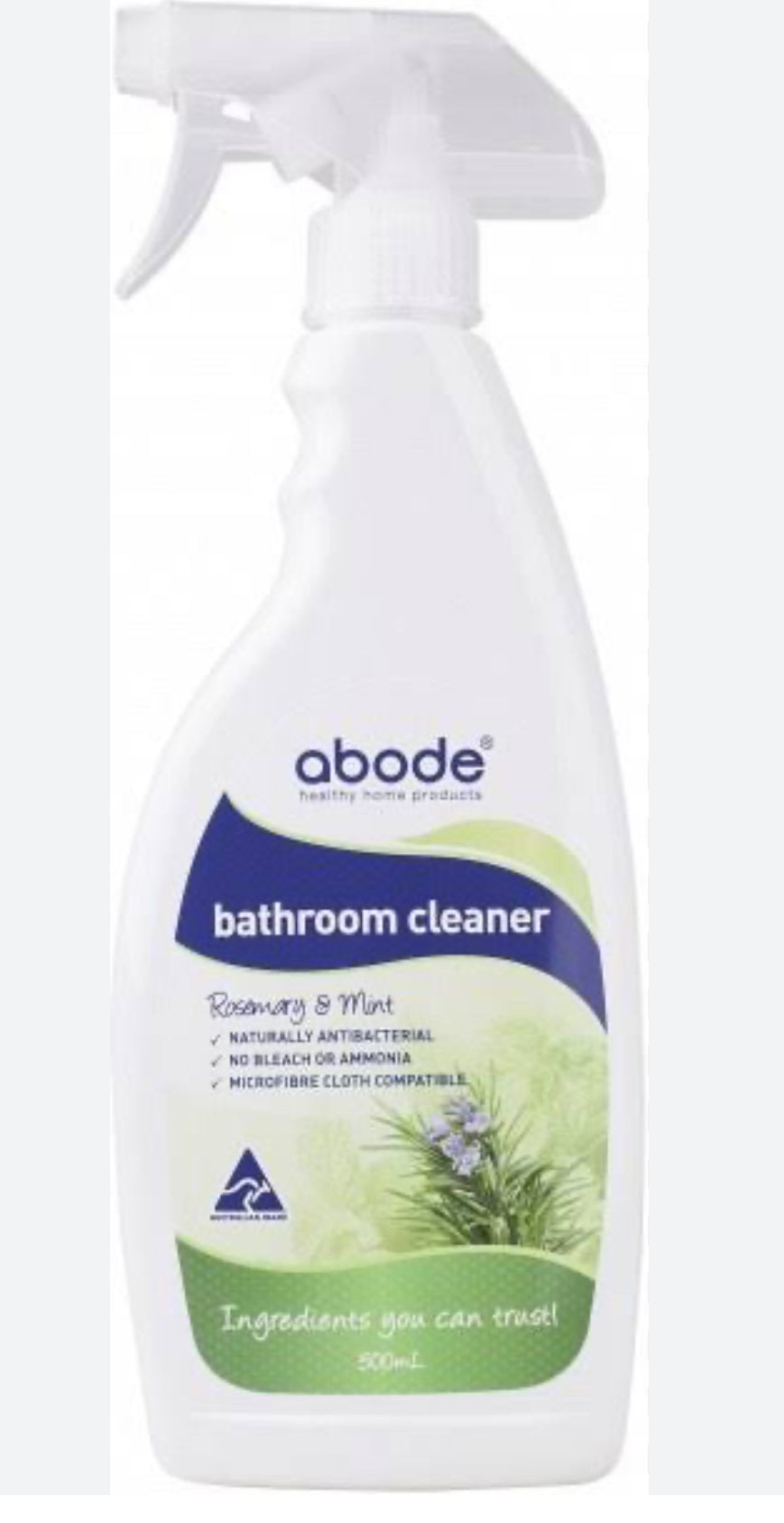 Natural Bathroom Cleaner Rosemary and Mint 750ml