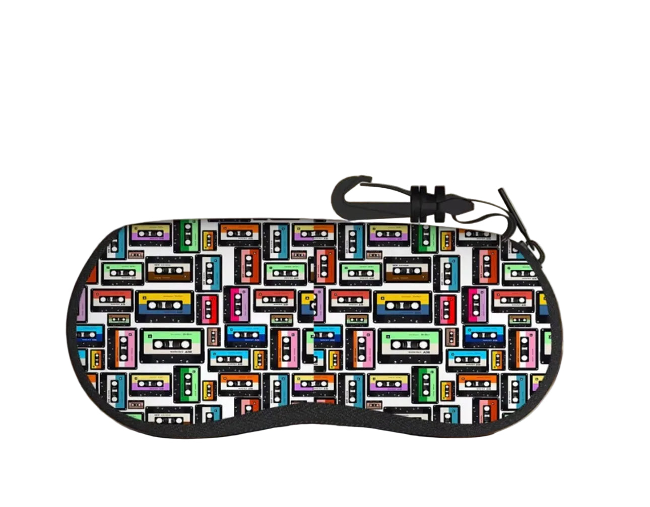 Soft glasses case ( Cassette Tape Design)