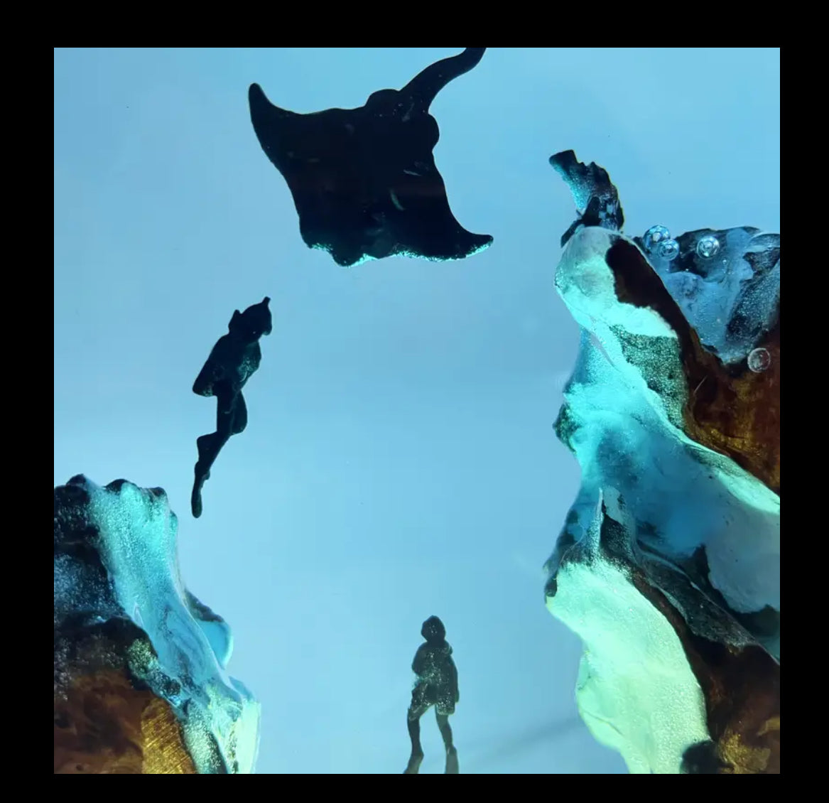 Resin Ocean Mood Lamp