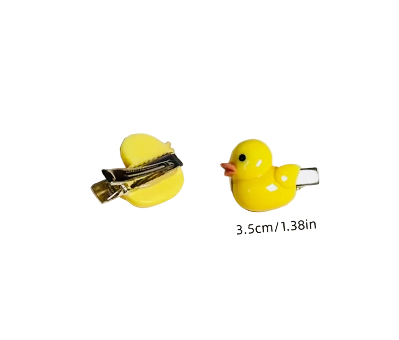 Yellow Duck Hair Clip