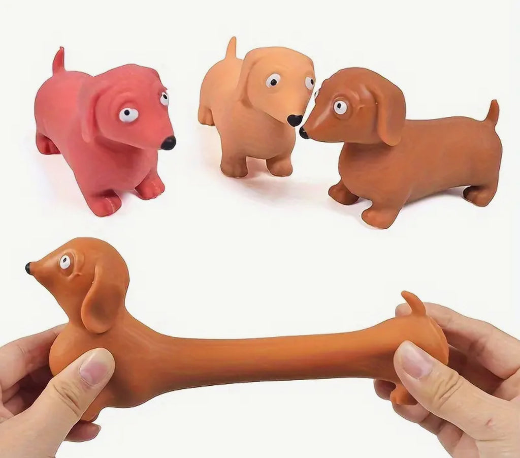 Jouet teckel moelleux