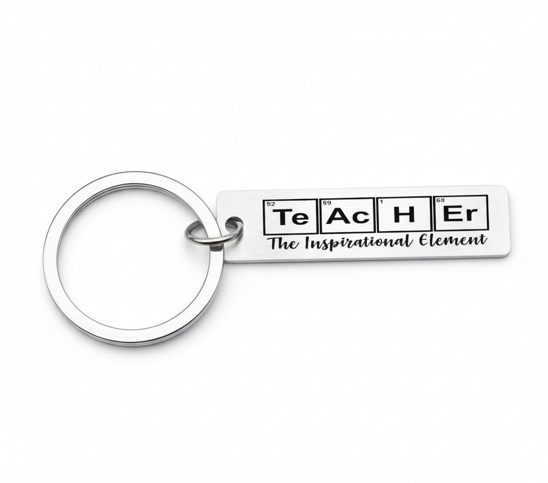 Teacher-Inspirational Element-Keychain