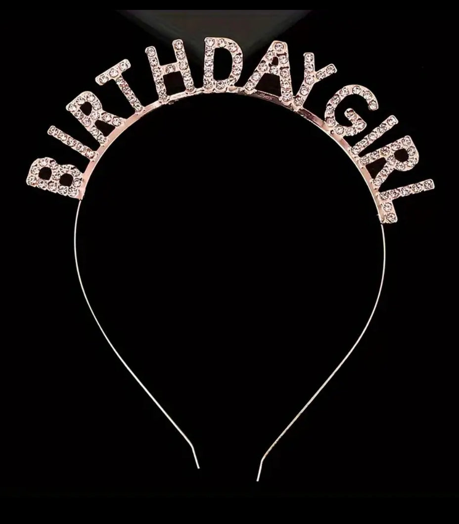 Birthday girl headband