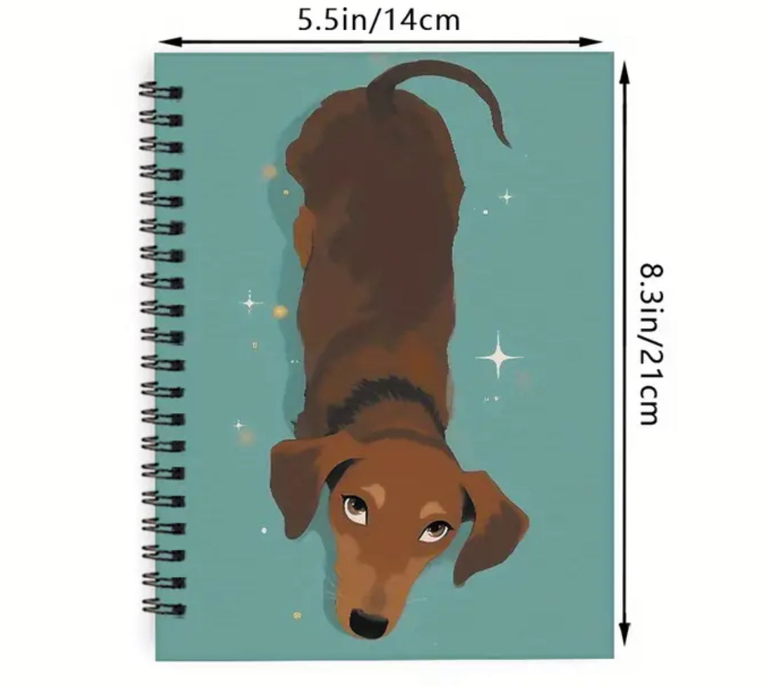 Carnet de notes à couverture rigide Teckel