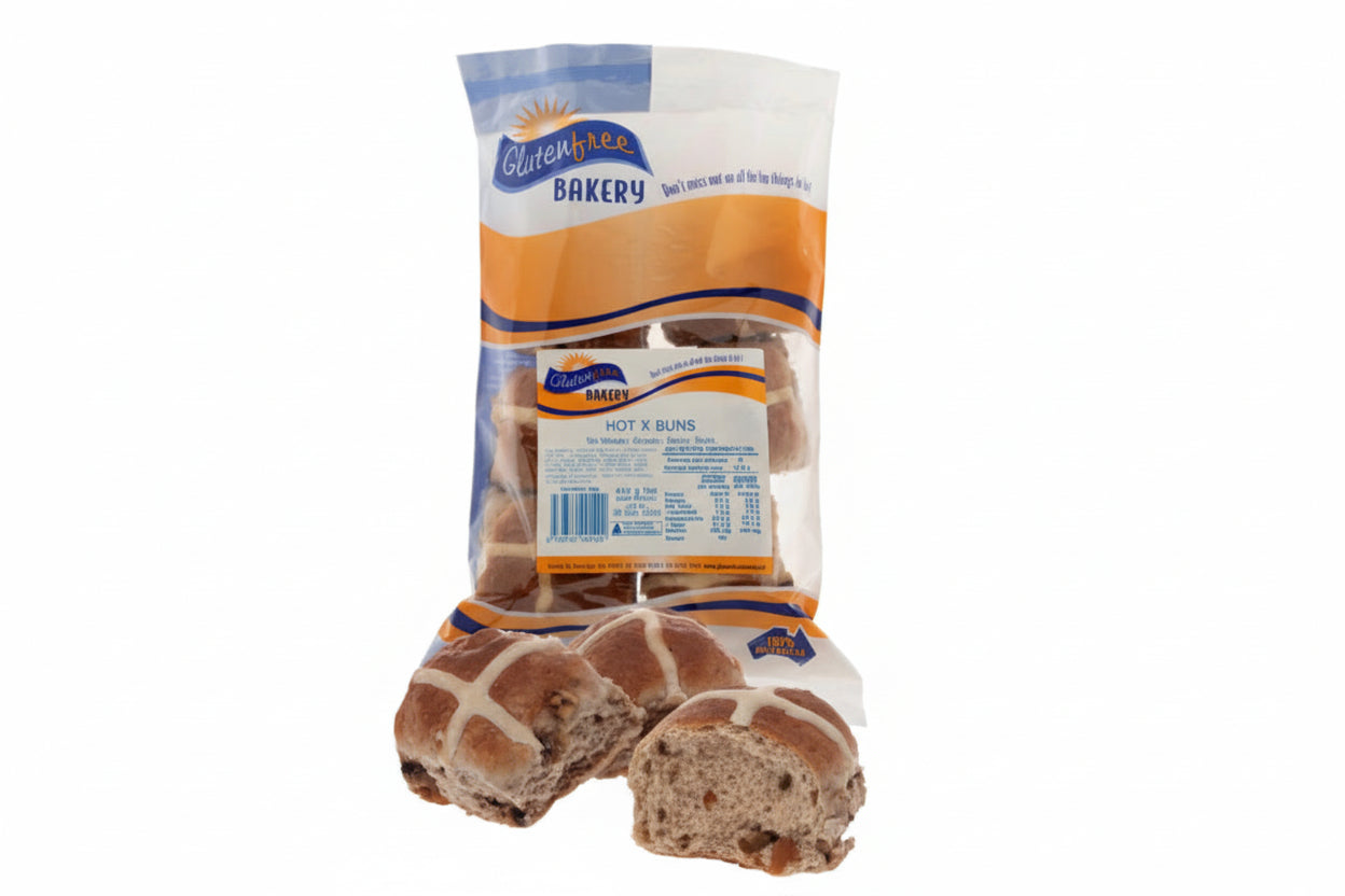 Hot Cross Buns (6 pack) by Gluten-Free Bakery