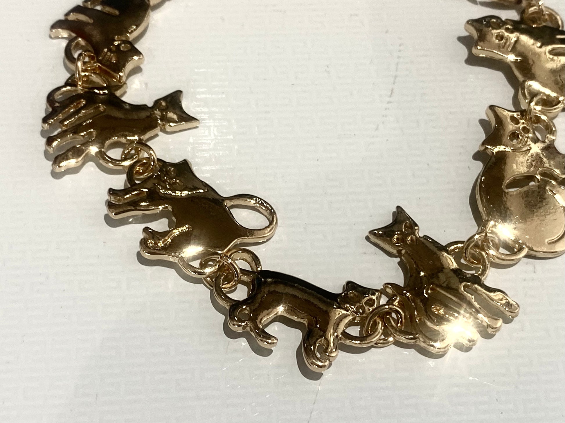 Gold Cat Bracelet