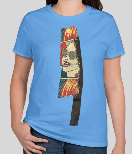 ‘Comic strip girl’ 100% Cotton T-Shirt