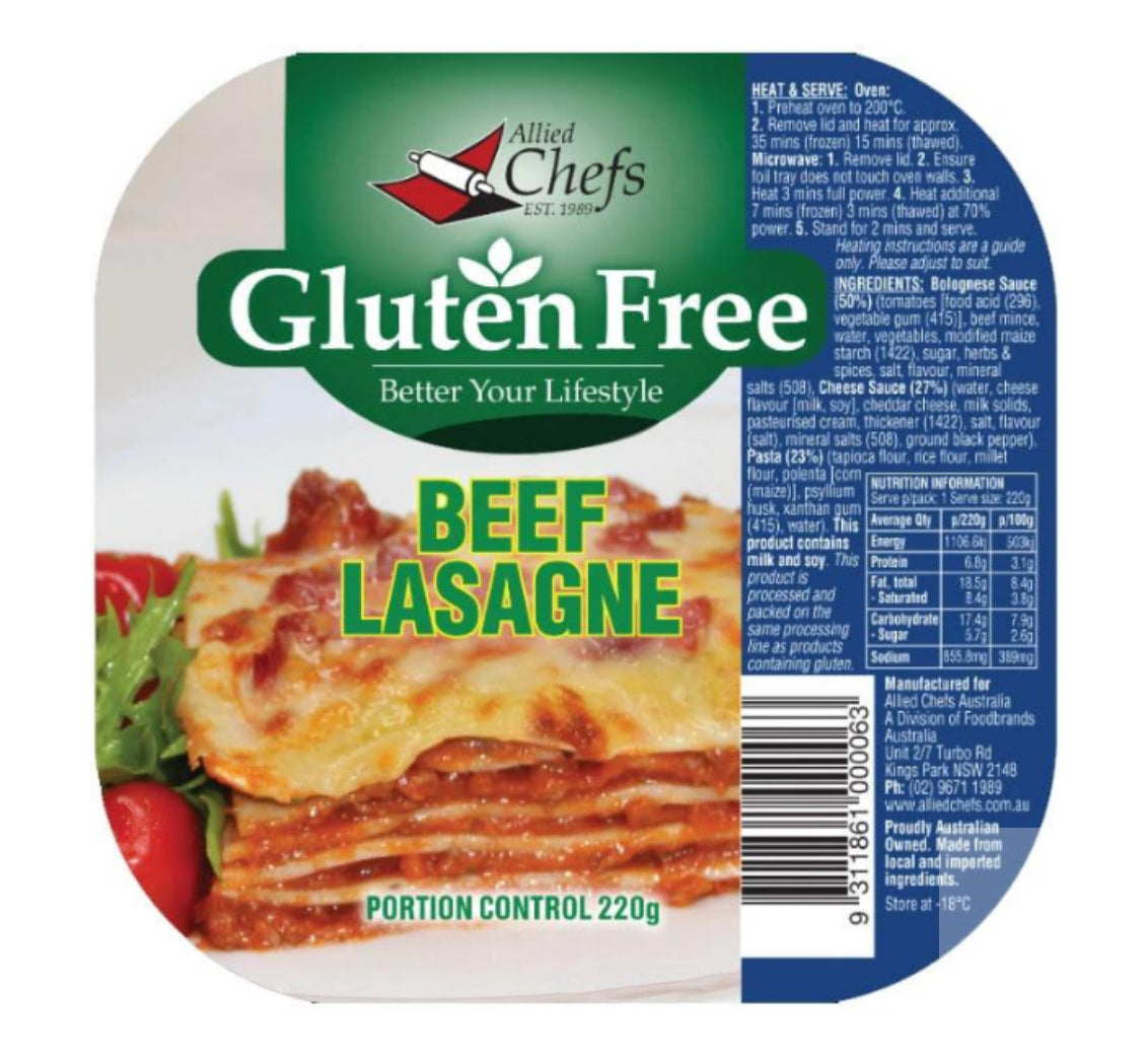 Beef Lasagna (GF)