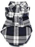 Blue Tartan Shirt for Pets