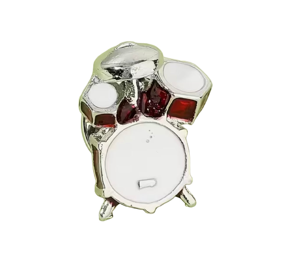 Drums Pin Brooch