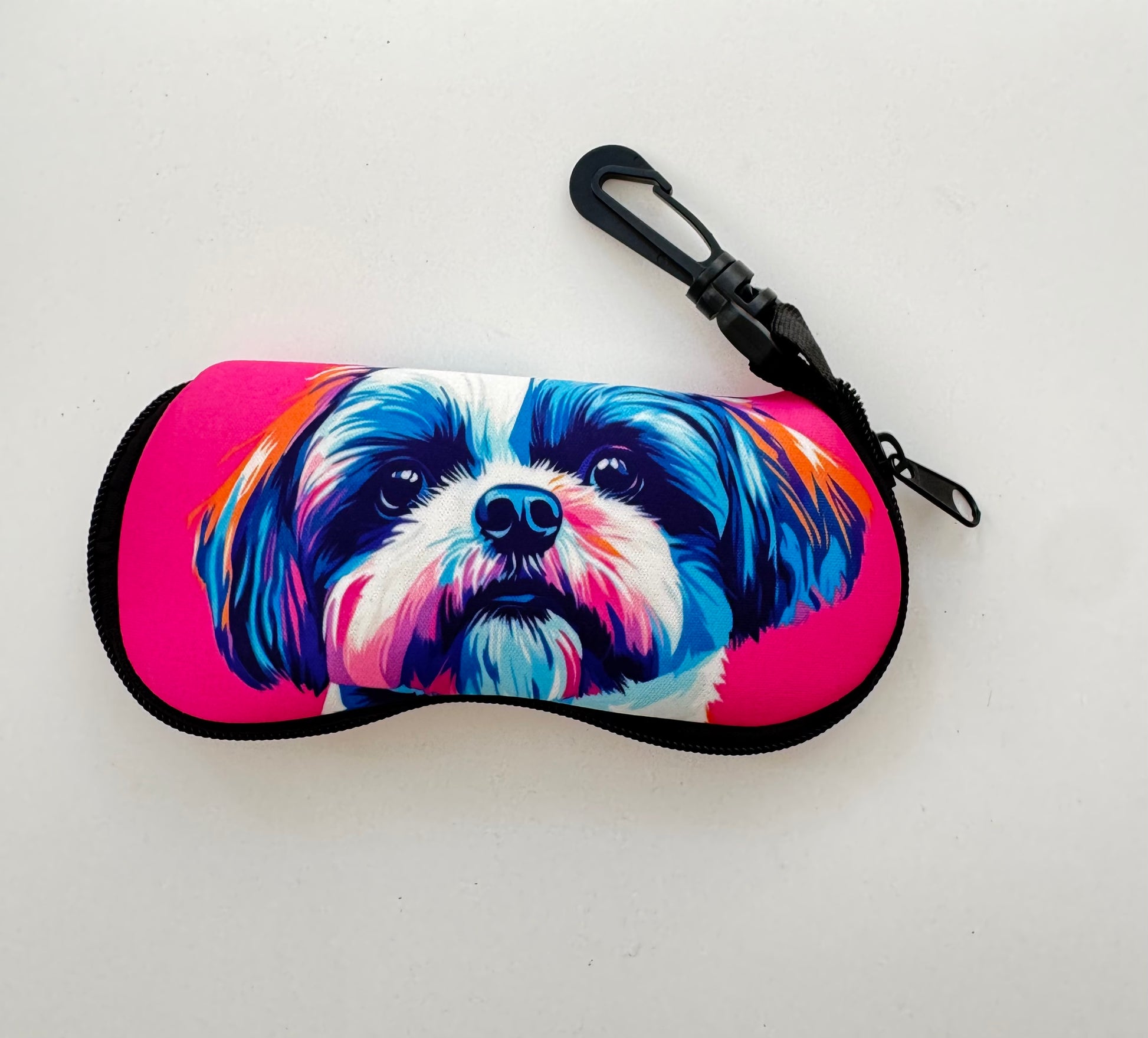 Shih Tzu Dog Fabric Glasses Case