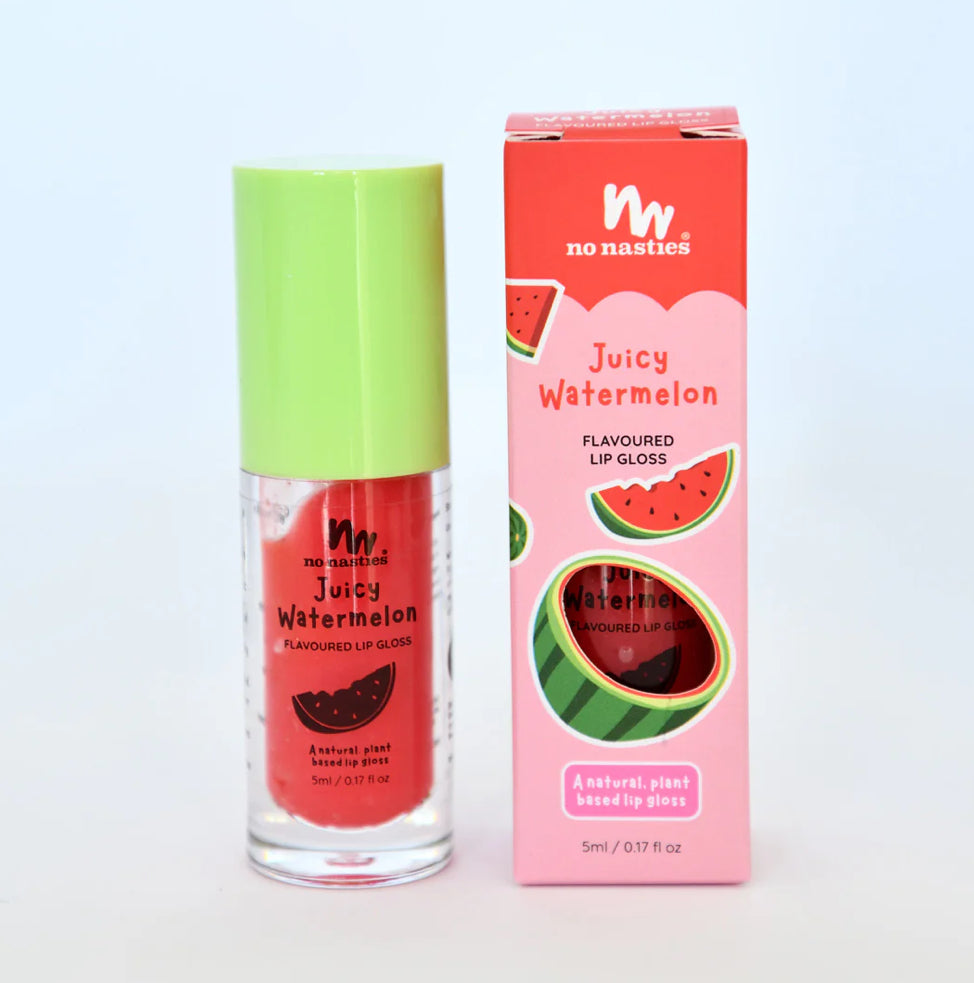 Gloss à lèvres naturel pour enfants, pastèque juteuse