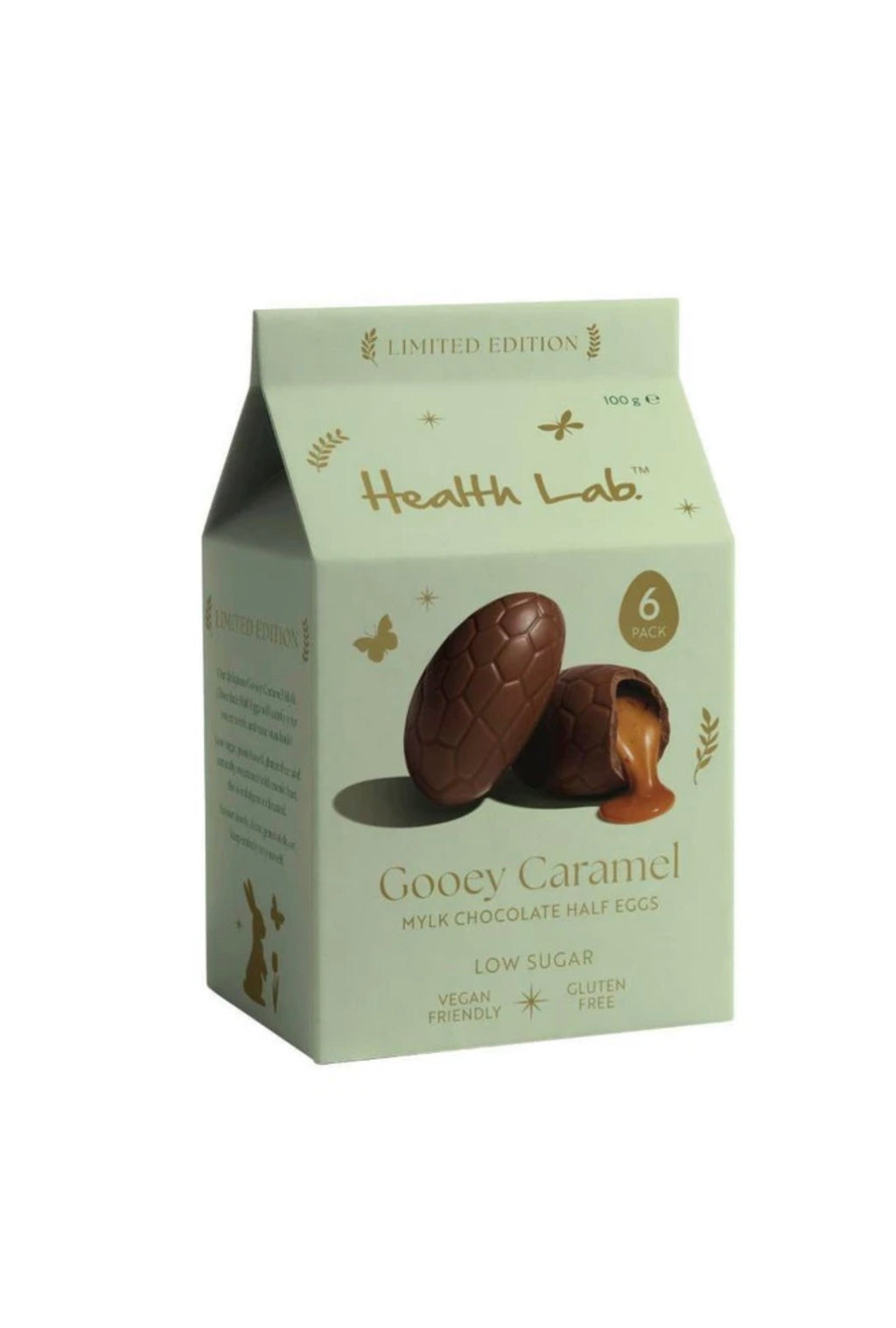 Health Lab Low Sugar Half Eggs With Gooey Caramel – 100g