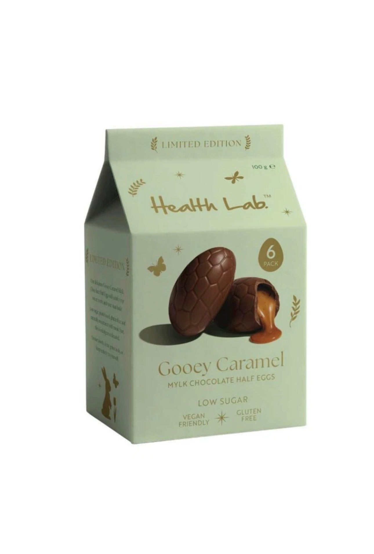 Health Lab Low Sugar Half Eggs With Gooey Caramel – 100g