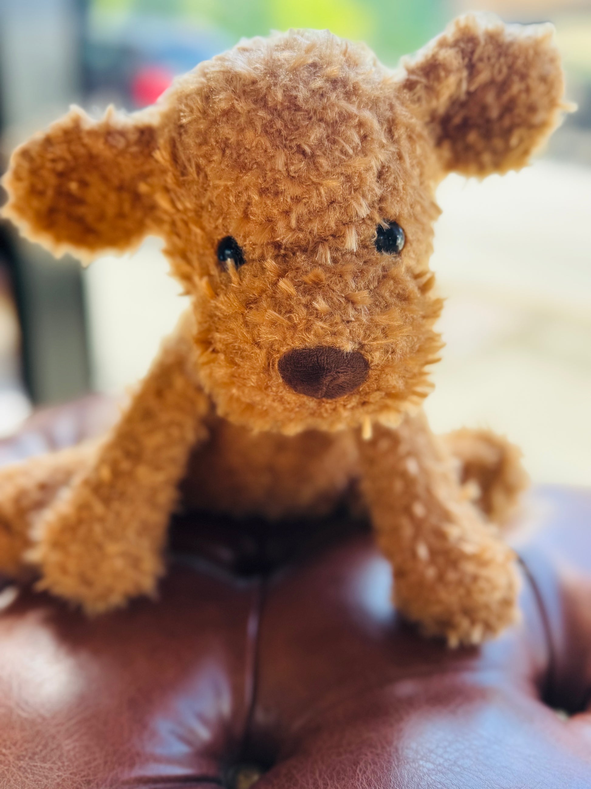 Shaggy Brown Dog soft toy