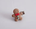 Small gingerbread man hair clip