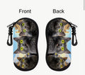 Grey Cats Fabric Glasses Case