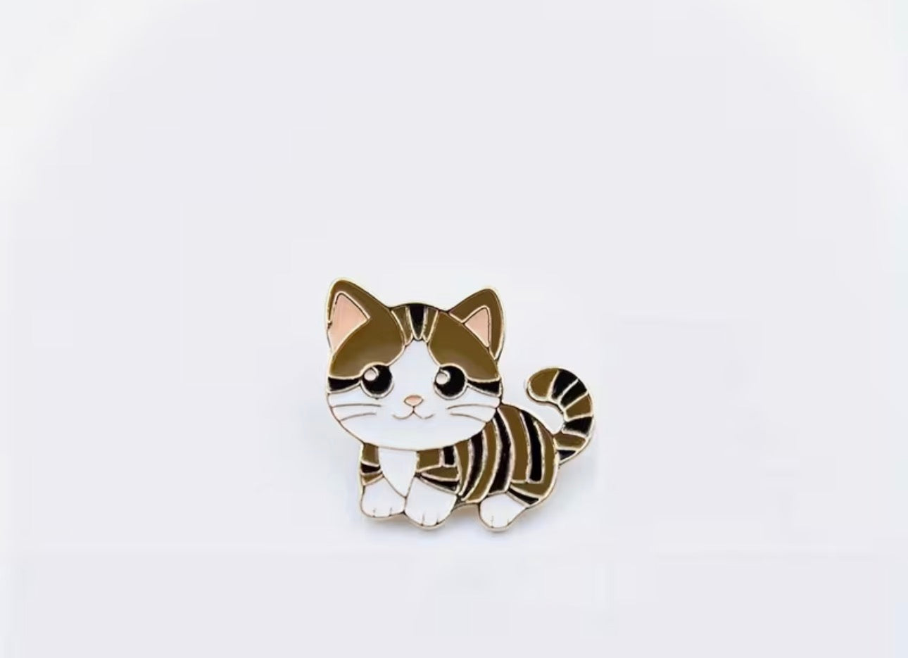 Tabby Cat Cat brooch