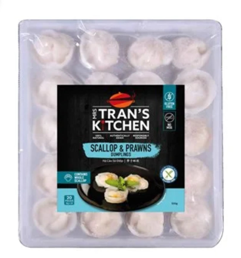 Scallop and Prawn Dumplings (Gluten Free) 500g