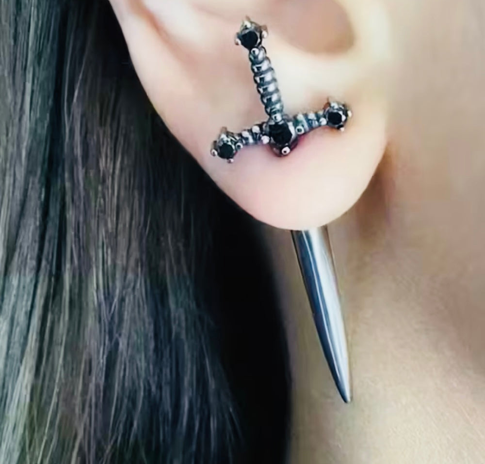 Sword Earrings