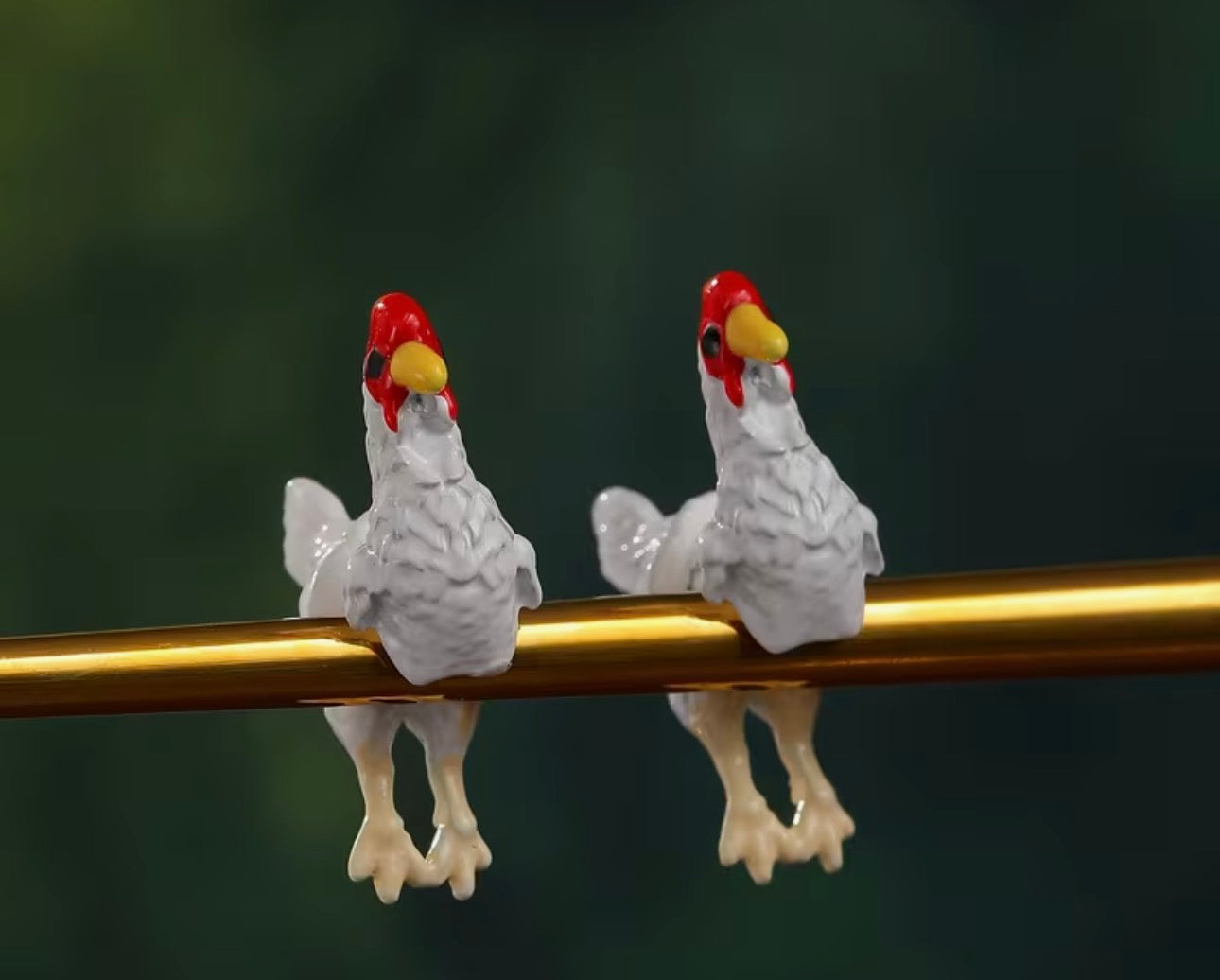 Chicken Earrings