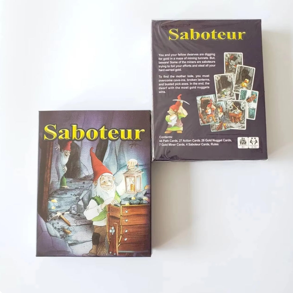 Cartes du jeu de société Saboteur
