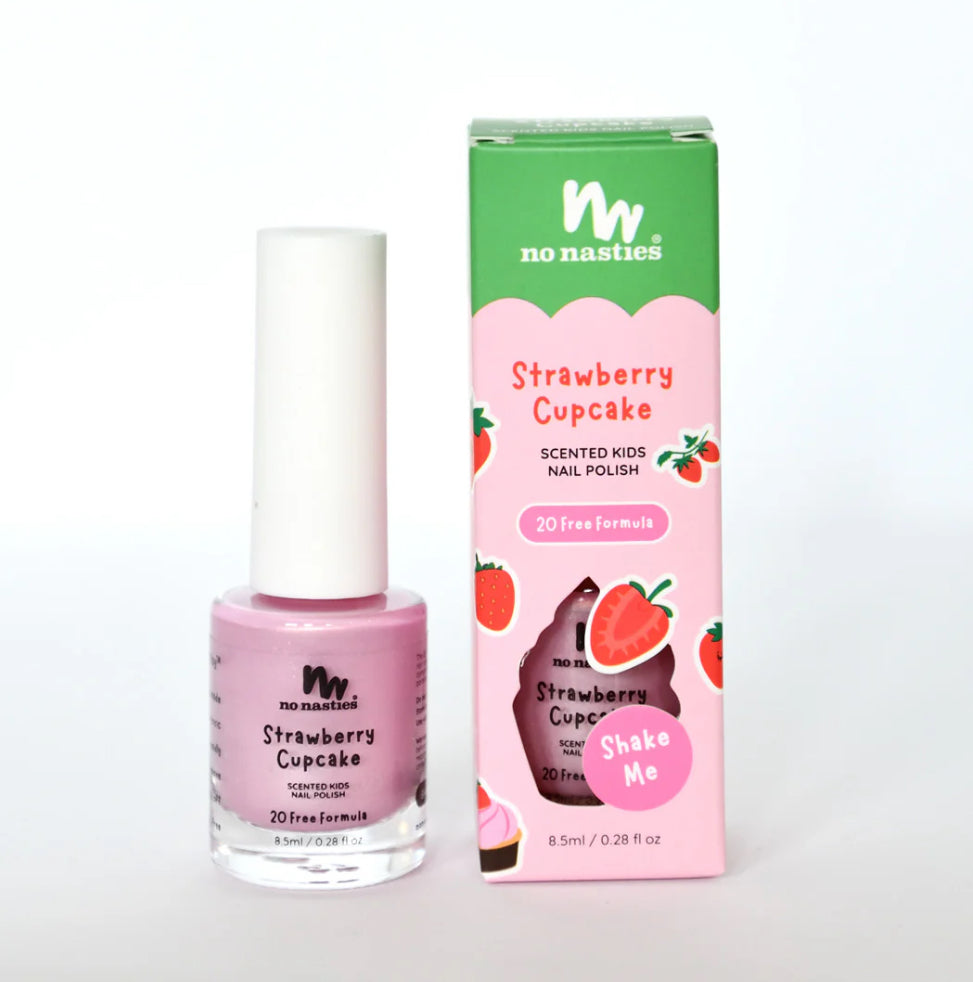 Natural Kids Polish Strawberry Cupcake - Pastel Pink