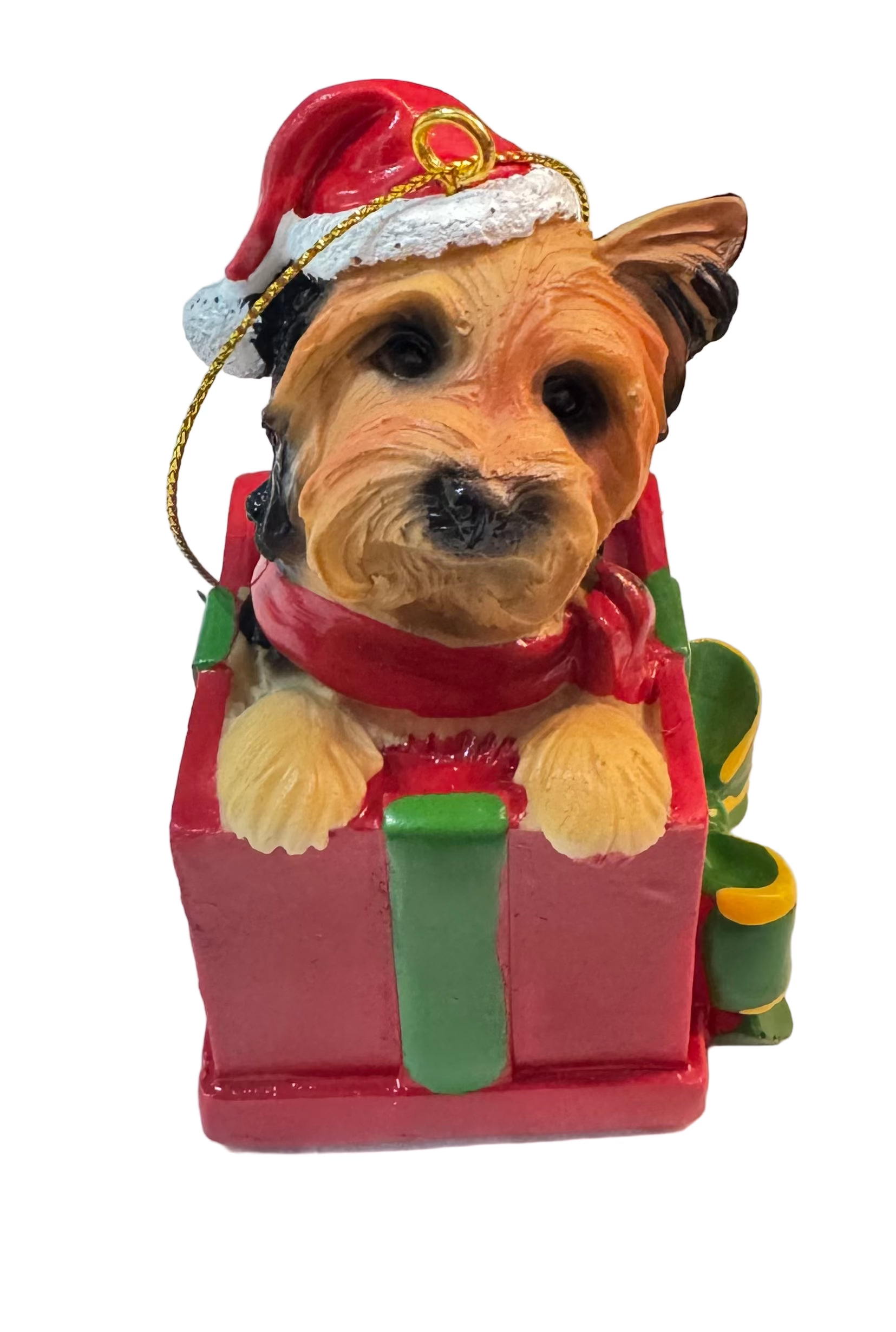 Yorkie Dog Xmas Tree Ornament
