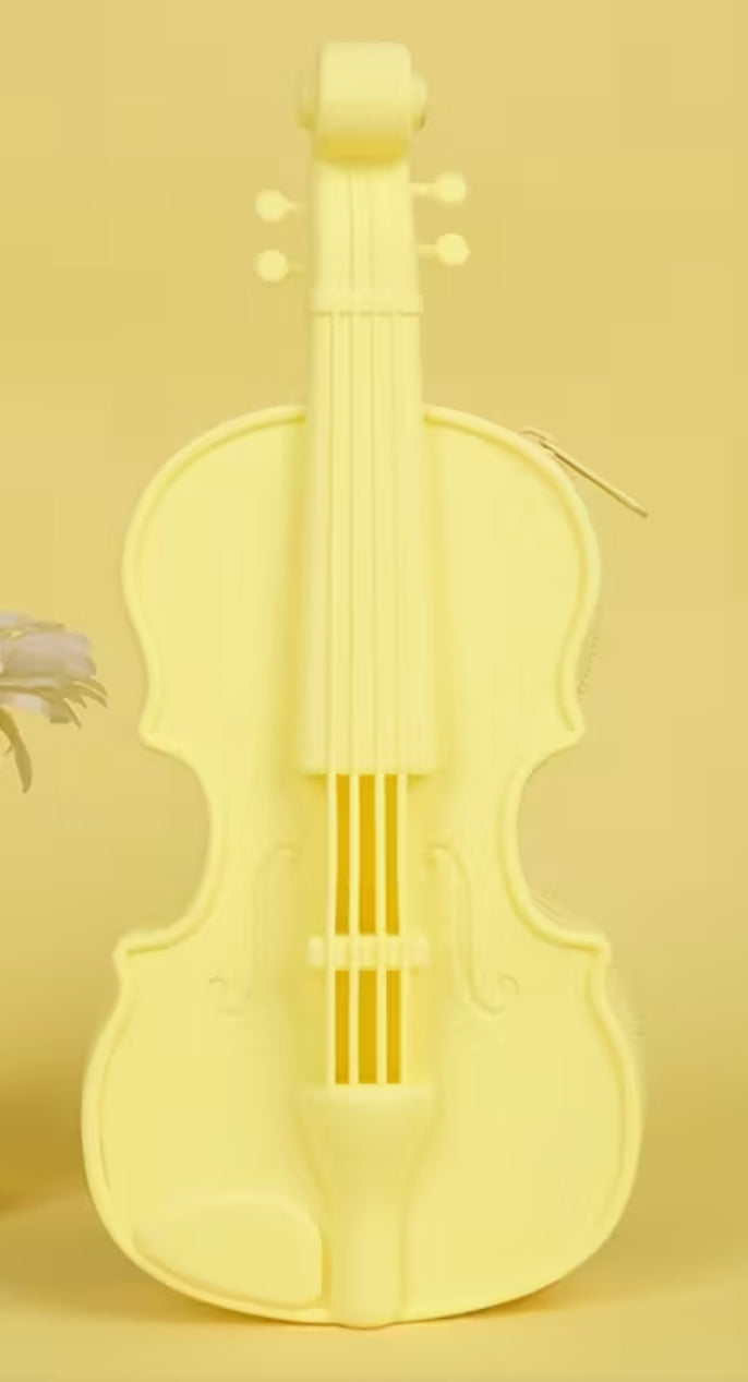 Silicone violin pouch/ pencil case