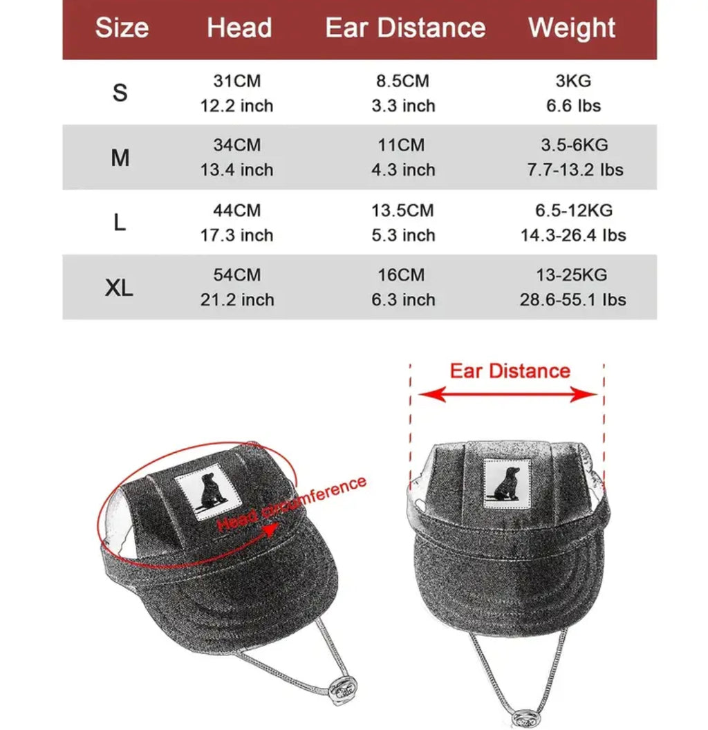 Chapeau en tissu pour animaux de compagnie