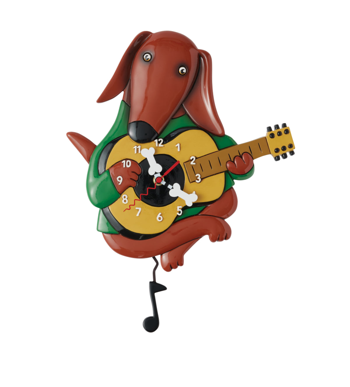 Dachshund Pendulum Clock