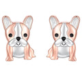 French Bulldog Stud Earrings