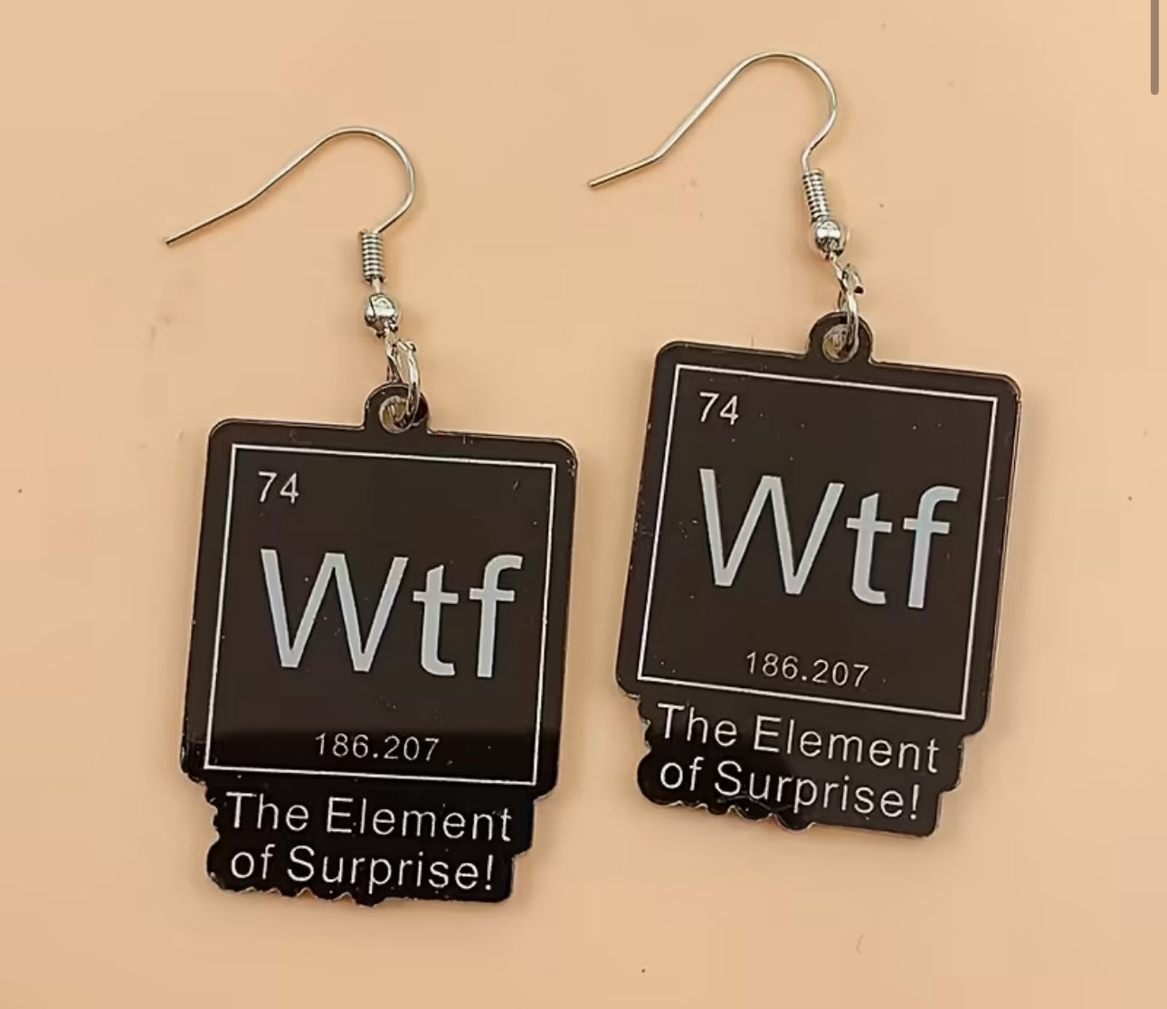 Boucles d'oreilles WTF