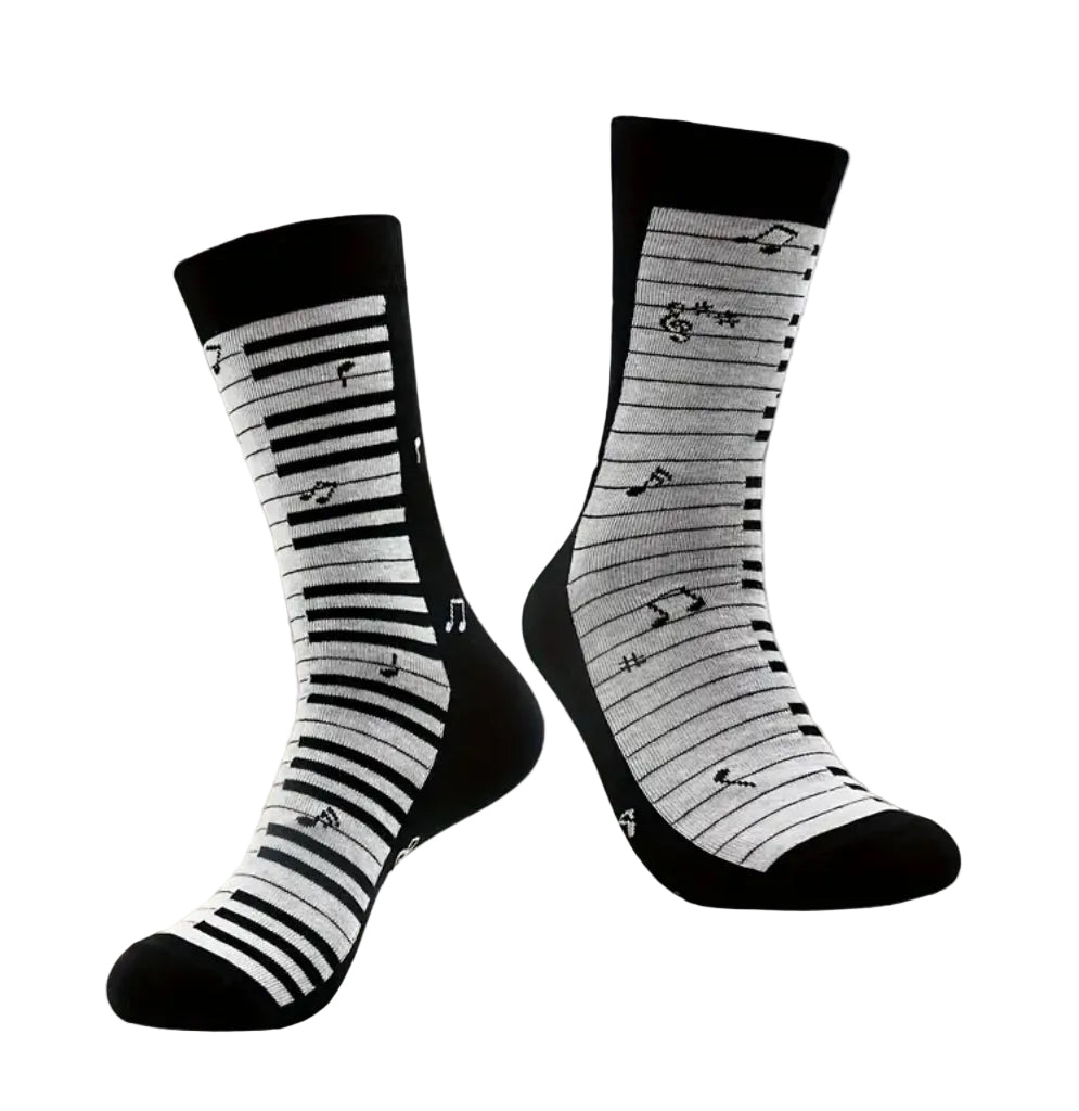 Piano Keys Socks