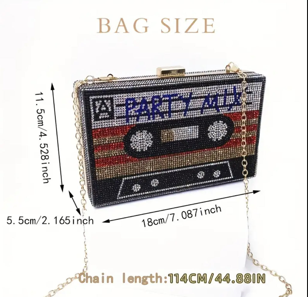 Diamante Party Mix Handbag