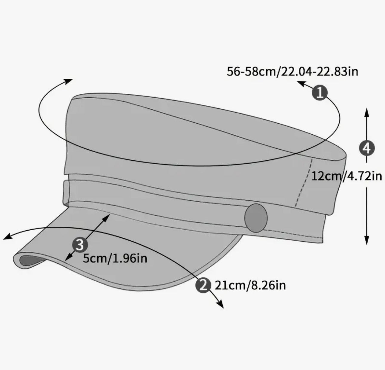 Mauve Pink Newsboy Cap