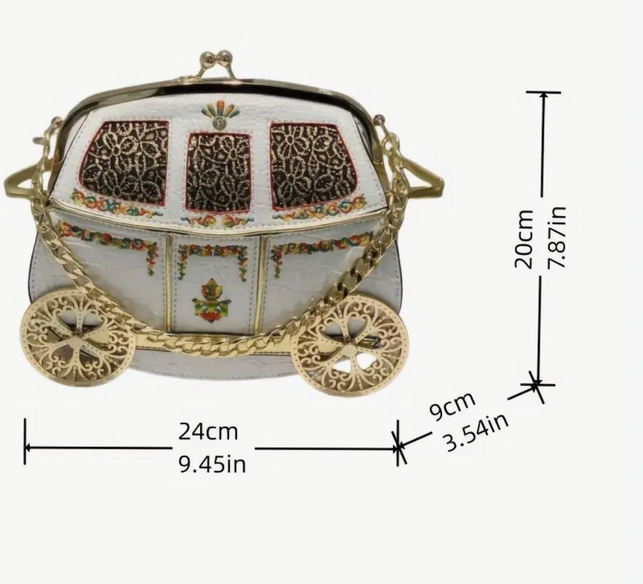 Red Carriage Handbag