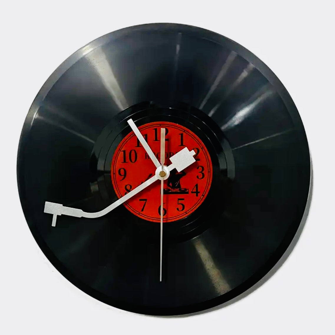 Horloge disque vinyle